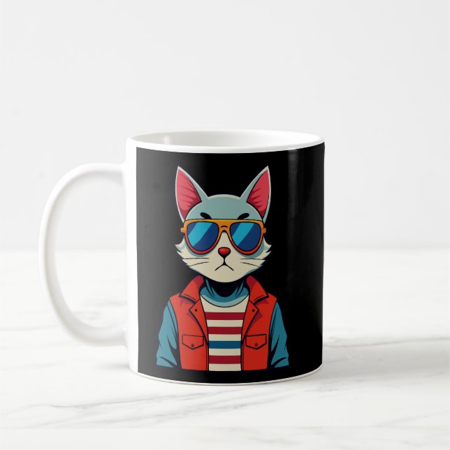 Cat T - Shirt Kaffeetasse (Links)