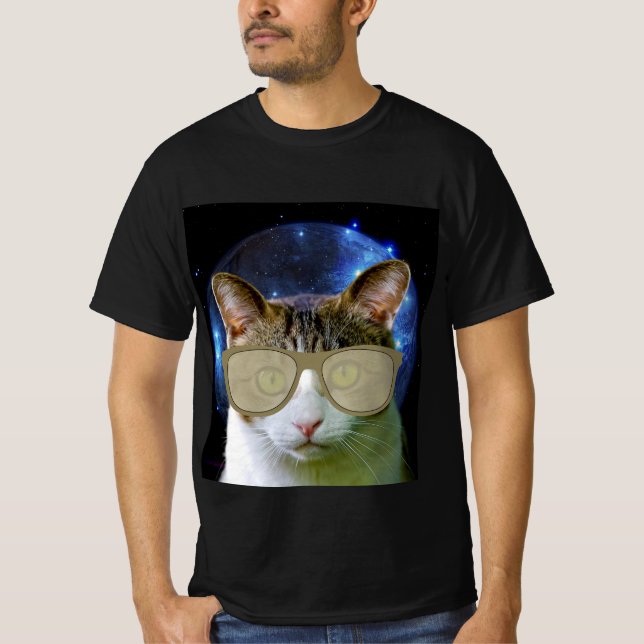 CAT-T - Shirt RAUMKATZE (Vorderseite)