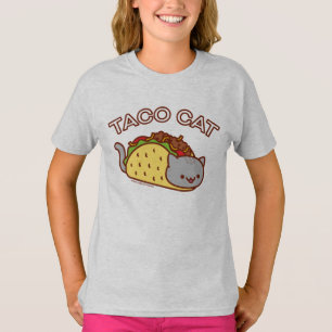Cat-T - Shirt von Mädchen - "TACO CAT"