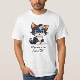 Cat T-Shirt von NickysArt