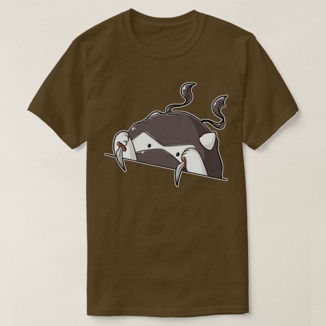 Cat Tabletop RPG Rogue T-Shirt (Design vorne)