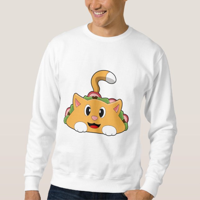 Cat Taco Sweatshirt (Vorderseite)