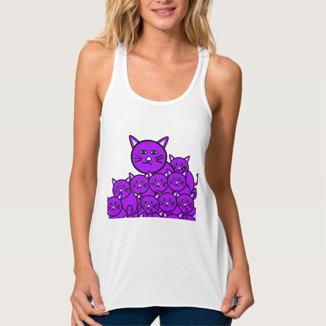 Cat Tank Top (Vorderseite)