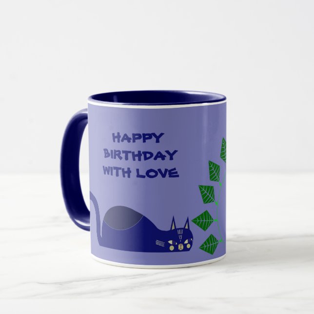 CAT-TASSE FÜR DEN GEBURTSTAG TASSE (Vorderseite Links)