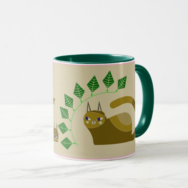 CAT-TASSE FÜR DEN GEBURTSTAG TASSE (VorderseiteRechts)