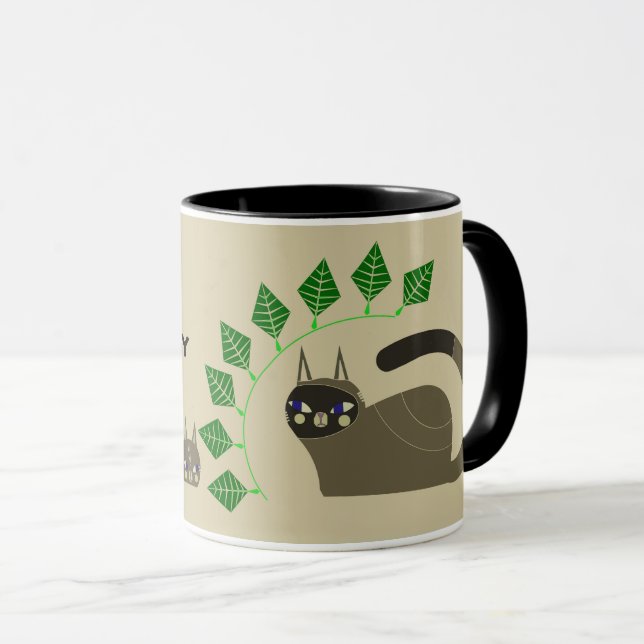 CAT-TASSE FÜR DEN GEBURTSTAG TASSE (VorderseiteRechts)