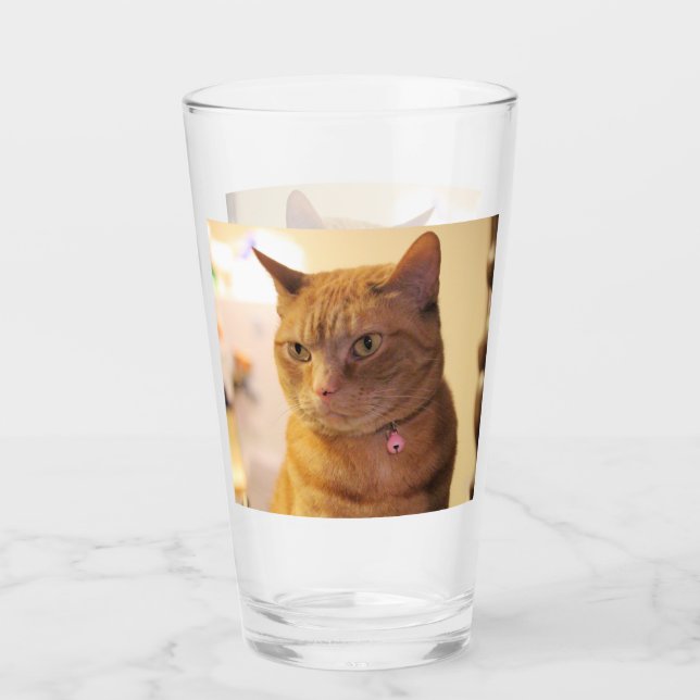 Cat-Tasse Glas (Vorderseite)