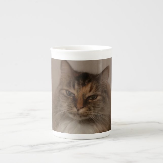Cat-Tasse Prozellantasse (Vorderseite)