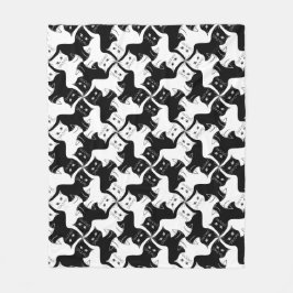 Cat Tessellation Blanket Fleecedecke