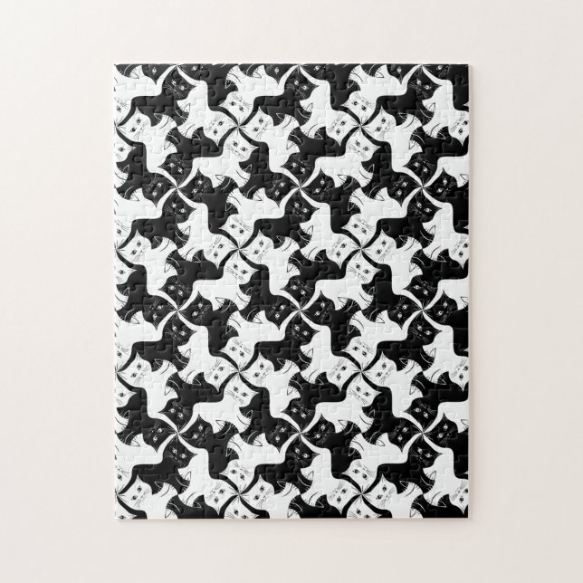 Cat Tessellation Puzzle (Vertikal)