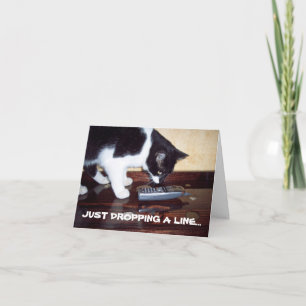 CAT THANK YOU CARD DANKESKARTE