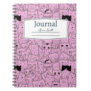 Cat Themed Annual Notizblock
