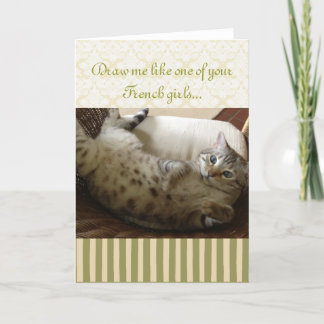 Cat Titanic Zitat Karte