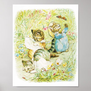 Cat Tom Kitten Poster für Baby & Kinderzimmer Wand
