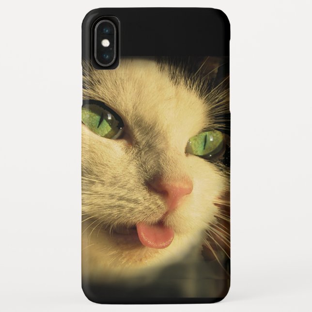 Cat Tongue Case-Mate iPhone Hülle (Rückseite)