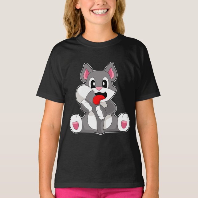 Cat Tongue T-Shirt (Vorderseite)