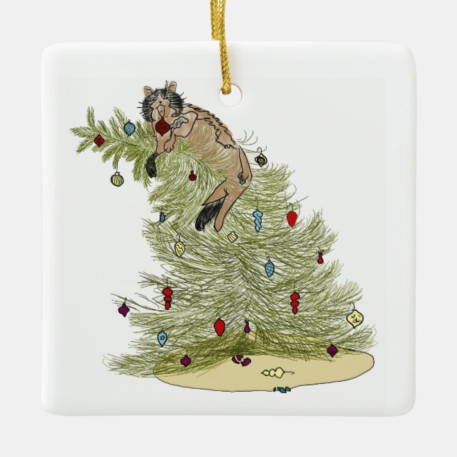 CAT TREE ORNAMENT  (Vorderseite)