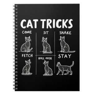 Cat Tricks Purr Fectly Unglaublich witzig Feline F Notizblock