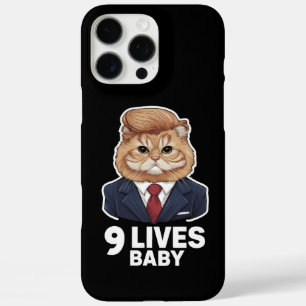 Cat Trump 9 Lives Baby iPhone 16 Pro Max Hülle