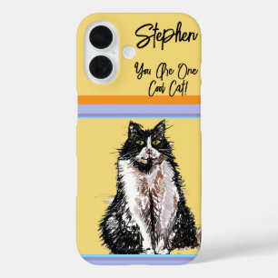 Cat Tuxedo Pastel Cats Womens Pastellfarben iPhone 16 Hülle