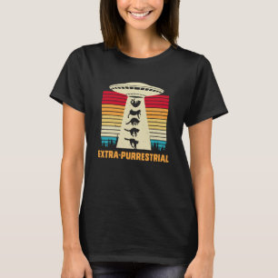 Cat UFO Alien Entführung Wollte ich zu glauben, UA T-Shirt