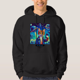 Cat UFO Selfie: Pixel Art #29 Hoodie