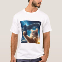 Cat UFO Selfie: Return / Herren Tshirt #2
