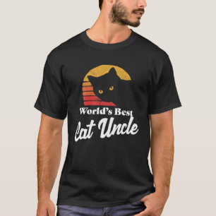 Cat Uncle Vintag Achtzig Style Funny Retro Shirt
