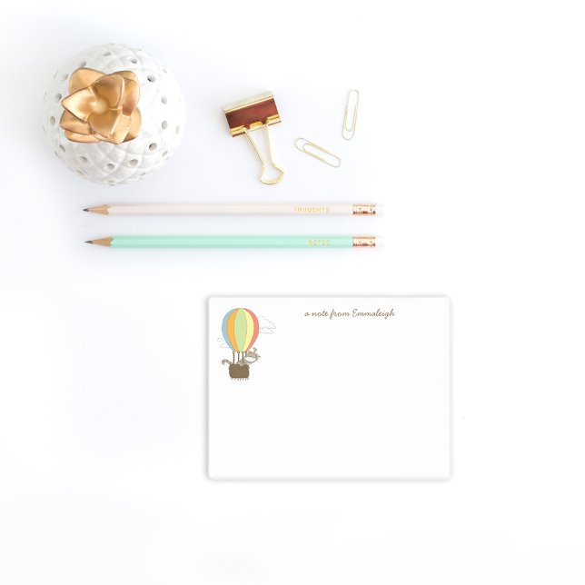 Cat und Maus Hot Air Ballon Custom Post-it Klebezettel (Von Creator hochgeladen)