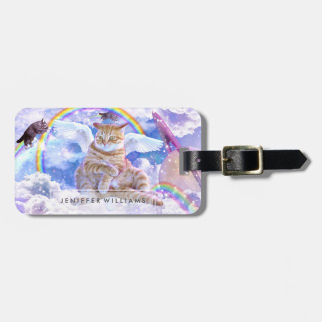 Cat Unicorn - Caticorn Gepäckanhänger (Vorderseite horizontal)
