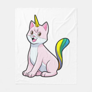 Cat Unicorn Fleecedecke