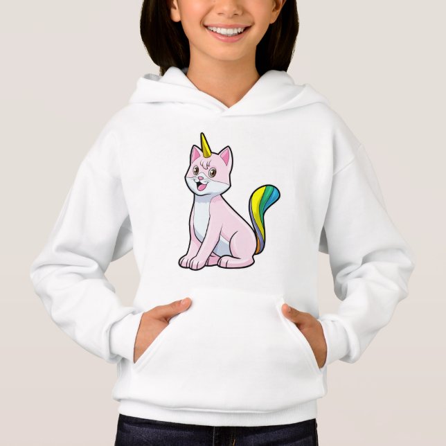 Cat Unicorn Hoodie (Vorderseite)