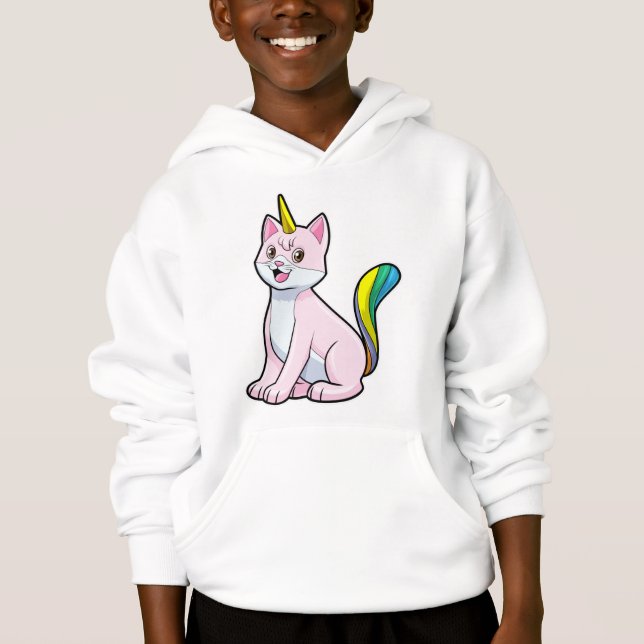 Cat Unicorn Hoodie (Vorderseite)