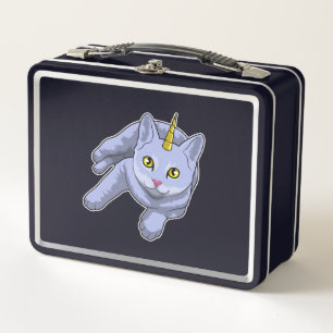 Cat Unicorn Metall Brotdose