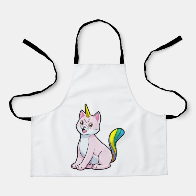 Cat Unicorn Schürze (Vorderseite)