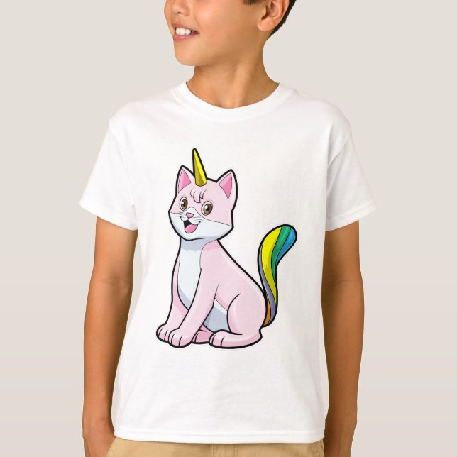 Cat Unicorn T-Shirt (Vorderseite)