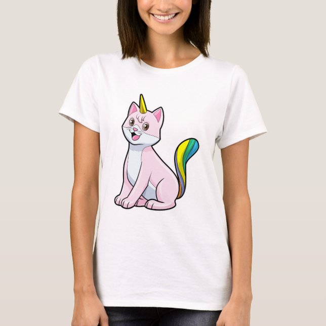 Cat Unicorn T-Shirt (Vorderseite)