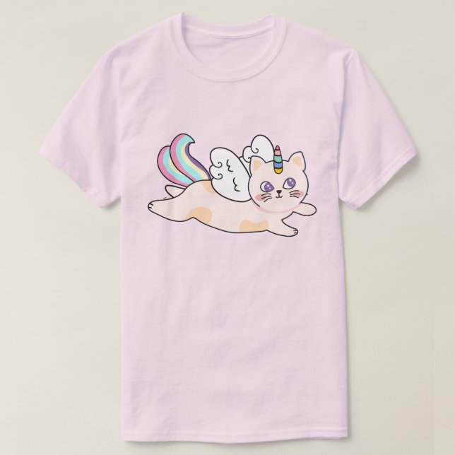 Cat Unicorn T - Shirt (Design vorne)