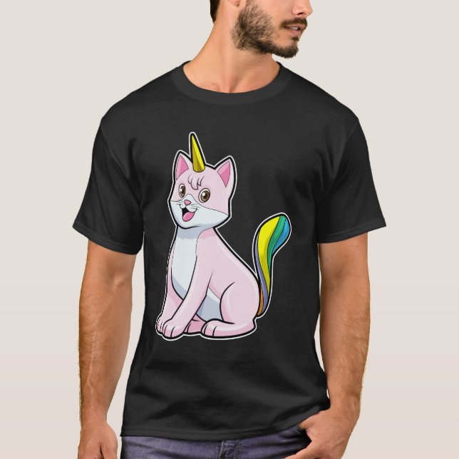 Cat Unicorn T-Shirt (Vorderseite)