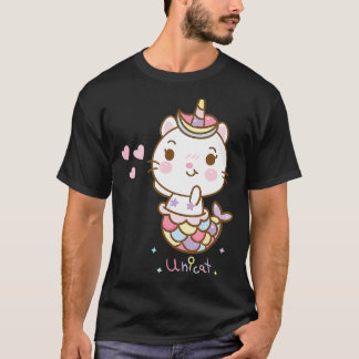 Cat Unicorn Unicat Meerjungfrau Katze Ich glaube a T-Shirt