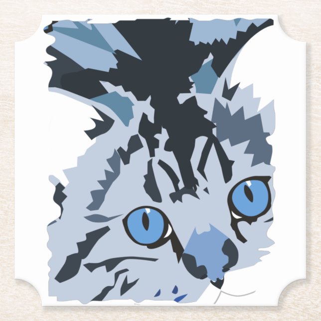 Cat Untersetzer (Vorderseite)