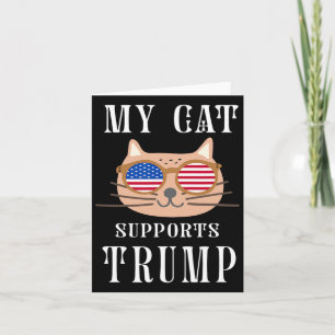 Cat unterstützt Trump 2024 als Rückzieher für die  Karte