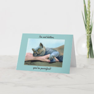 Cat Valentine Card Feiertagskarte