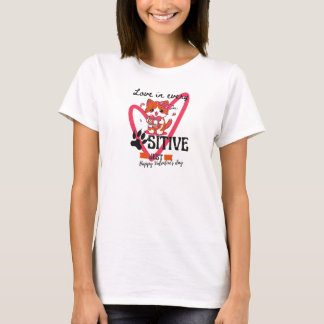 Cat valentine: Liebe in jedem paw-sitiven Jest T-Shirt