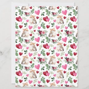 Cat Valentine Scrapbook-Papier