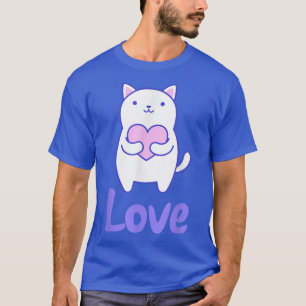 Cat Valentines' Day Liebe Herz Pajama Girls - die T-Shirt