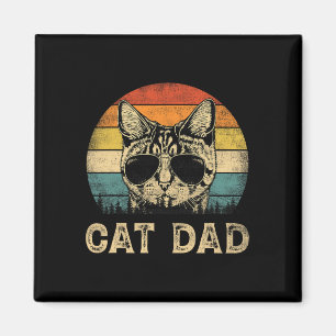 Cat Vater Cat Lovers Daddy Vatertag Magnet