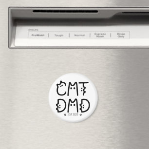 Cat Vater Custom Year Magnet