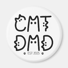 Cat Vater Custom Year Magnet