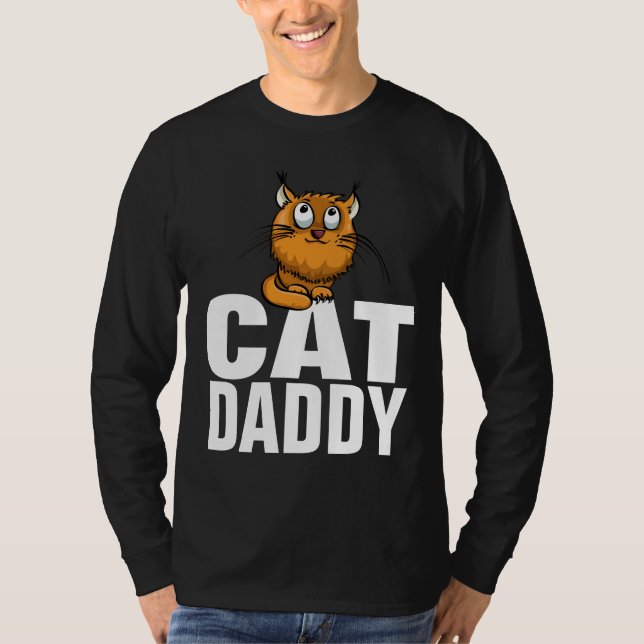CAT VATER DADDY GINGER T - SHIRT T-SHIRTS (Vorderseite)